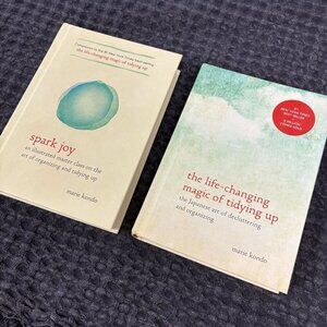 Marie Kondo Book Set - The Life-Changing Magic of Tidying Up + Spark Joy